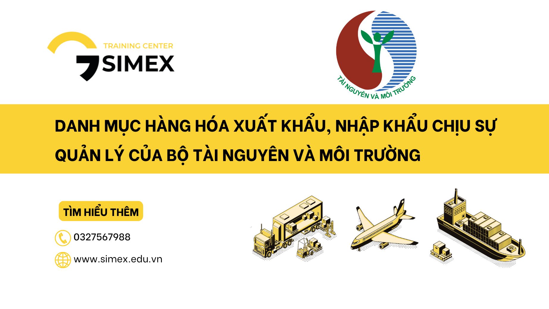 Danh mục hàng hóa xuất khẩu, nhập khẩu chịu sự quản lý của Bộ Tài nguyên và Môi trường