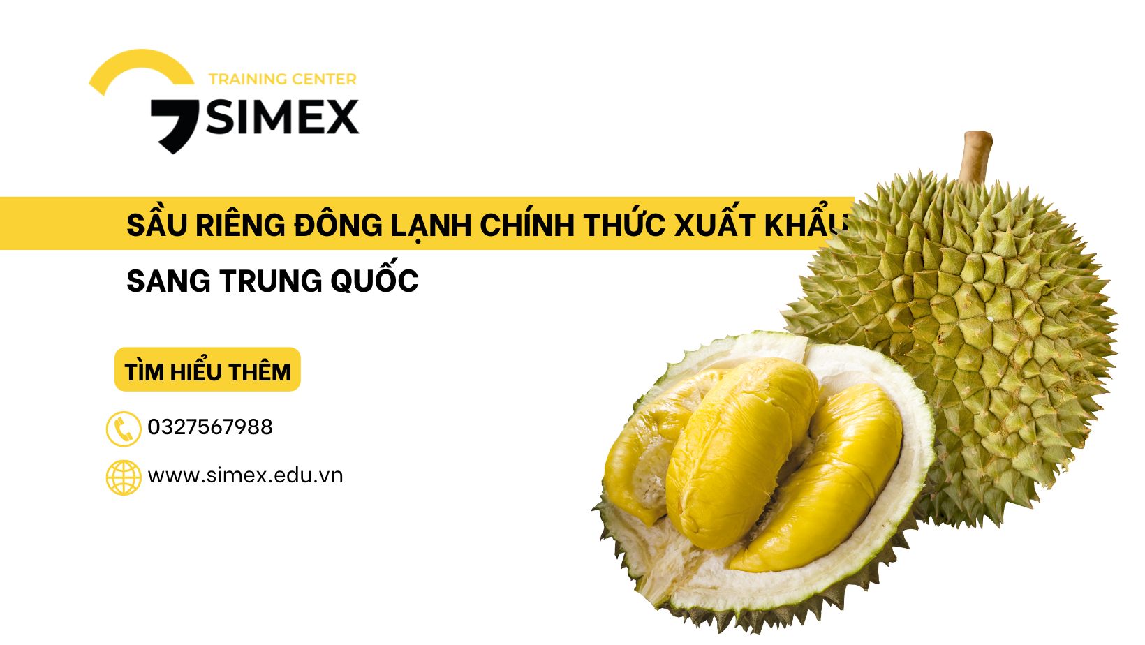 Sầu riêng đông lạnh chính thức xuất khẩu sang Trung Quốc